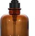 Amber Glass Soap Dispenser
