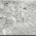 Kota Japan White Marble 12" X 16" Pastry & Cutting Board - Stay-Cool Natural Non-Stick Stone Surface for Dough Rolling, Pizza, Cake and Pie Making - Cheese & Charcuterie Tray Kitchen Countertop Slab