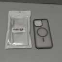 SUPFINE Magnetic for iPhone 14 Pro Max Case (Compatible with MagSafe) (Military Grade Drop Protection) Slim Translucent Matte Shockproof with Anti-Fingerprint Phone Case,Gray