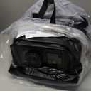 Queen Air Mattress with Built-in Pump, 18" Raised Comfort, 48Hr Leak-Proof Test, Upgraded Honeycomb Pillar Design, Supports 800 lbs, 3-Min Inflation-Inflatable Bed for Home Guests & Camping (Black)