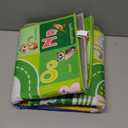 BATATADOCE Kids Rugs for Playroom - Educational Rug with ABC Alphabet,Animals Colors,ABC Rugs for Children Playroom Cartoon Kids Play Mat for Bedroom Decor,Green,2'7x4 Feet