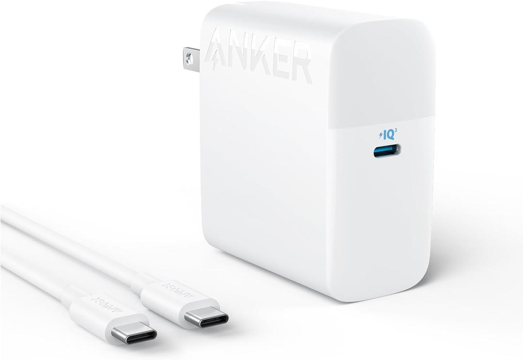 Anker MacBook Pro Charger, Compact and Foldable 100W USB C Charger for MacBook Air, Samsung Galaxy, iPad Pro, and More, 5FT USB C Cable Included