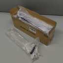 Nieifi Spice Rack Wall Mount, 4 Pack, Clear, Screw or Adhesive Installation, Spice Rack Organizer for Your Kitchen Cabinet or Pantry Door