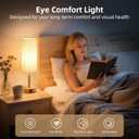 Table Lamp for Nightstand, High-Sensitivity Touch, 3-Level Dimmable Bedside Lamp with AC Outlet | USB | and USB-C, Ideal Night Stand Lamp for Bedroom, Reading, Living Room(Warm&Wooden)