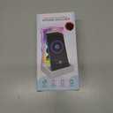 Orbit Wavy LED Light and Mirror Phone Holder is a multifunctional phone stand featuring a vibrant LED glow, a built-in mirror, and a trendy wave design for hands-free viewing