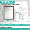 Upgraded 242193212 Refrigerator Fresh Food Door Gasket Compatible with Frigidaire Refrigerator Parts Replace 3513466, Ap5806924 for Kenmore Fridge Door Seal Replacement -41.9" x 28.6"