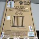 Regalo Safety 29-49" Easy Step Extra Wide Baby Gate for Doorways & Bottom of Stairs, Pressure Mounted Safety Gate with Door for Babies, Toddlers & Pets, White