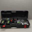 Electric Chainsaw Cordless, 42V 16 Inch Battery Chainsaw with Brushless Motor and Quiet Superior Cutting Power, Hand Battery Powered chainsaw for Tree Trimming Wood Cutting, 2 Battery and Charger (Silver)