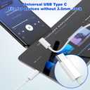 Wired Earbuds USB C Headphone for iPhone 17 Pro Max 16e 16 15 Plus Noise Canceling HiFi Bass Stereo in-Ear Headset Type C Earphone for Samsung A17 S26 S25 S24 FE A36 for iPad A16/Pixel 8a 9 9a 10