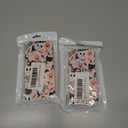 WidofvSpky Trippy Hippie Halloween Phone Case Pumpkin Autumn Fall Cover for iPhone 13, Cute Cats Stars floral Plants Pattern for Girls Boys and Women, Trendy TPU Bumper Case for iPhone 13 2 Pack