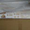 Bamboo Wire Shelf Covers, 38" W x 16" D, 4-Pack, Natural