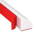 2 x Flexible Quarter Round Molding Double Sided Self Adhesive Peel and Stick Bendable Molding Trim for Floor, Bathrooms, Cabinet Edge, Countertops, Kitchens (39inch)