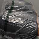 Small Dog Car Seat, Memory Foam Dog Booster Car Seats with Thick Cushion for Medium Dogs Under 35lbs, Detachable Washable Dog Bed, Pet Carseat with Storage Pockets (Black/Z, one Size)