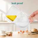 20Pcs Reusable Snack Containers with Lids,2 Compartment Condiment Container, Snack Box Container Portion Control, Snack Pack Containers for Refrigeration Sauce,Outdoor,Travel and Camping