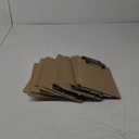 Mini Clipboards, 16 Pack 6" x 9" Small Clipboards Bulk, Wooden Memo Mini Clip Boards with Low Profile Clip, Hanging Loop for Office Home Classroom Supplies