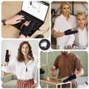Finger Splint Brace,Supports Pinky,Middle,Ring,Metacarpals & Knuckles,Adjustable Left Right Hand Braces,Straightener for Trigger Fingers Splints,Broken,Arthritis,Fracture,Sprain,Injury,Tendonitis, Size L/XL