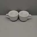 Ceramic Soup Bowl with Handle 32oz  Microwave Ramen Bowl with Lid, Soup Mugs & Cups for Cereal, Oatmeal, Ramen, Instant Noodle, Soup Container with Lid - Set of 2 (White)