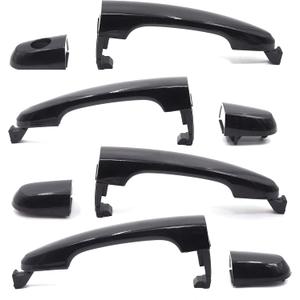 8Pcs Front Rear Left Right Exterior Black Door Handle Set for KIA SORENTO 2011 2012 2013 2014
