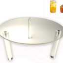 Drink Dispenser Stand,Clear Acrylic Stands,Fit Max 7.87 Inch Diameter of Glass Drink Dispenser,Water Dispenser Stand for Parties and Events,Plant Stands,Cake Stand,Beverage Dispenser Stand Only