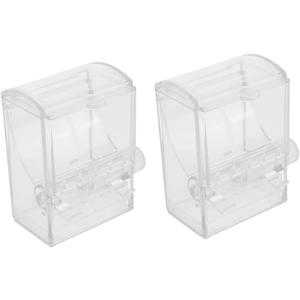 2pcs Reusable Toothpick Holder Dispenser Automatic Toothpick Storage Case for Home Kitchen Compact Design Easy to Use Material for Dining Tables and Living Rooms