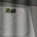 RVMATE Screen Door Slide with Slide Stop, 12" Panel for RV, Trailer, Camper, Motor Home, White
