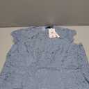 MEROKEETY Women's Sleeveless Lace Floral Elegant Cocktail Dress Crew Neck Knee Length for Party. Size L