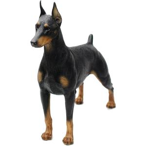 Comfy Hour 7" Doberman Dog Figurine, Realistic Lifelike Animal Statue, Standing Doberman Pinscher Collectible for Home Office Shelf, Artisan Crafted Resin Sculpture, 1 Unit