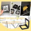 20Pcs Floating Frame Display CaseBSELUTNGY 3D Floating Display Case 2.76 Inches Black is Perfect for Preserving and Displaying Jewelry, Coins, Badges, Specimens and Various Collectible