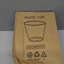 RACETOP 9 oz 200 packs Clear Disposable Plastic Cups, Durable Plastic Cups Tumblers, Perfect for Parties, Wedding and Festival Events