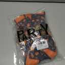 Sursurprise Halloween Decorations Bow for Door, Orange Black Halloween Door Bow Large, Wrapping for Window Fireplace Cabinet, Home Kitchen Party Supplies Baby Shower Birthday Celebration