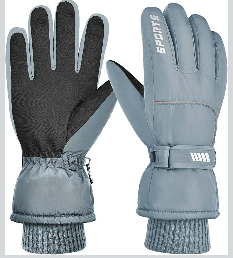 Gilotop Unisex Waterproof Winter Gloves Touchscreen, Windproof Thermal Ski Gloves for Men Women, Warm for Snowboarding, Hiking, Running, Outdoor Activities