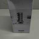 FlagShip Vertuo Pod Holder Coffee Pod Carousel Stand Storage for Nespresso Vertuoline, Small Size 360-Degree Rotation Wire Metal Black (20 Pods Capacity)