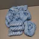 6 Pack Cheesecloth Table Runner 20 x 120 Inch Baby Blue Boho Gauze Cheese Cloth Table Runners 10 FT Long Rustic Sheer Table Decorations for Wedding Party Baby Bridal Shower Birthday Holiday Home