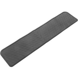 Luxshiny Refrigerator Drip Catcher Tray Black Anti-slip Floor Protector Mat for Fridge Easy to Install Water Spill Catcher for Kitchen Use Safeguards Flooring from Appliance Leaks