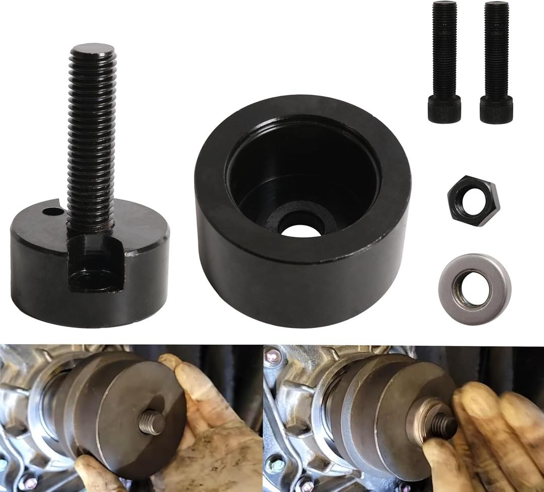 303-761 Crankshaft Front Seal and Wear Ring Installer Tool for Ford F250 F350 F450,for E-Series E150 E250 E350 E450,for Excursion,for Low Cab Forward,6.0L,04-10,OE 303-1158, ZTSE4516, ST-107