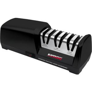 Electric Knife Sharpener, Professional 3-Stages Knife Sharpeners with Diamond Abrasives for 15-Degree Straight Edge, Quickly Sharpening, Repair/Restore/Polish Blades
