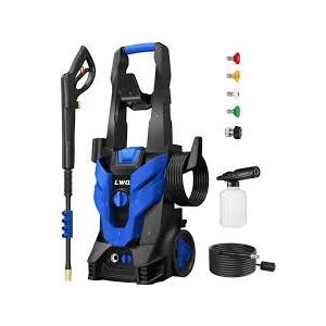 Electric Pressure Washer, 4500 Max PSI 2.5 Max GPM High Pressure Cleaning Machine with 4 Quick Connect Nozzles Set, Soap Tank and 23FT Pressure Hose for Cars/Fences/Driveways/Patios/Home Cleaning Electric Pressure Washer, 4500 Max PSI 2.5 Max GPM High Pressure Cleaning Machine with 4 Quick Connect Nozzles Set, Soap Tank and 23FT Pressure Hose for Cars/Fences/Driveways/Patios/Home Cleaning