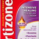 Cortizone-10 Maximum Strength Intensive Healing Itch Relief Cream, 1% Hydrocortisone, Fast-Acting, Anti-Itch Cream for Bug Bites, Rash, Eczema, Psoriasis, Poison Ivy, Oak, Sumac & More, 2 oz