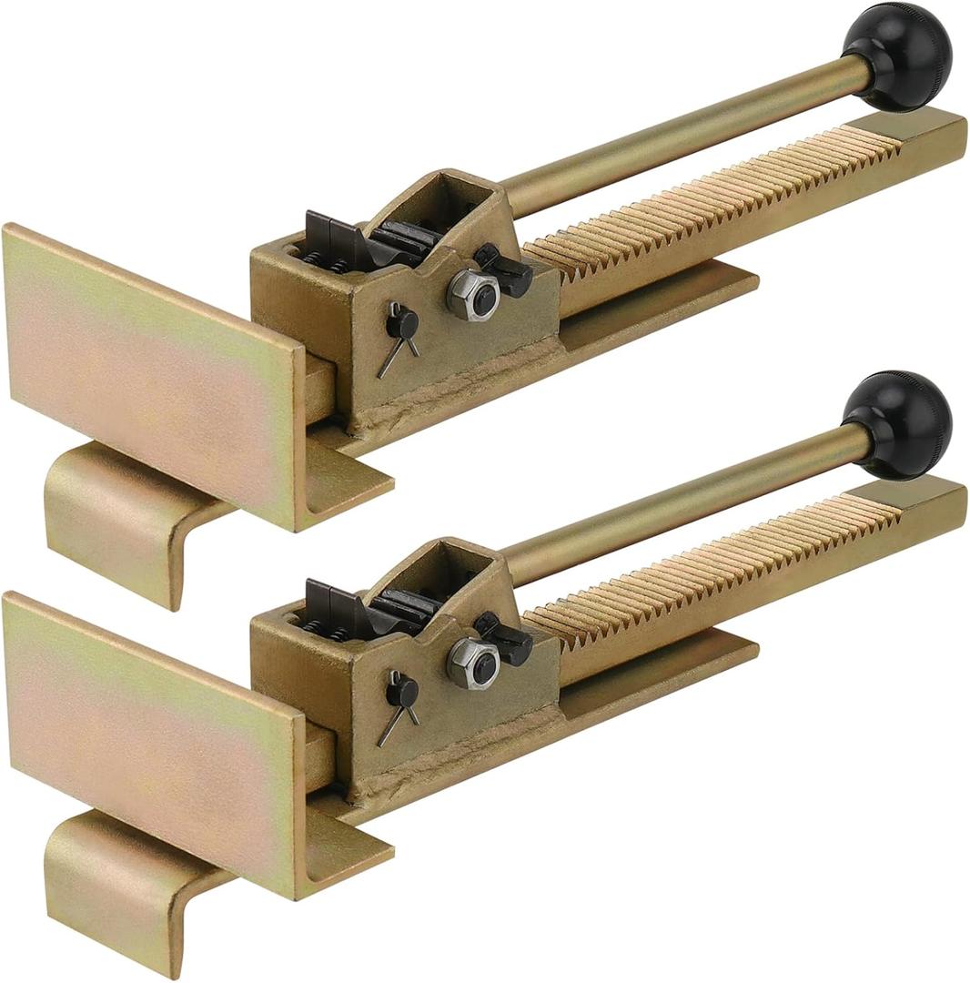 KEILEOHO 2 PCS Flooring Jacks for Hardwood Floors, Hardwood Flooring Jack Positioning Tool, Professional Flooring Jack Tool, Hardwood Floor Installation Jack for Wood and Laminate Flooring