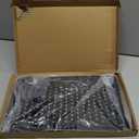 WALI Computer Monitor Stand for Desk, Adjustable Laptop Riser, Desk Monitor Stand Underneath Storage for Office, Home, School Supplies (STT003), 1 Pack, Black (Basic)