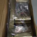 3 Light Track Lighting Kit,Gold 3 Way Modern Plug in Ceiling Spotlight,Industrial LED Wall Light for Kitchen Cabinet Gallery Bar Hallway Living Room,Rocker Switch,15 Foot Cord(No Bulb)