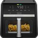 Chefman Air Fryer TurboFry 9-Qt, 6-in-1 High-Powered 450F Cooking for Crispier French Fries, Chicken, and Onion Rings, XL Windowed Basket, Air Fry, Bake, Broil, Reheat, Dehydrate, Defrost  Black