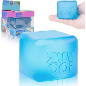 Stress Cube Squishy Stress Balls for Adults Kids Sensory Fidget Toy for Your Best Mellow and Chill - Fidget Ice Cubes-Square Shape with Filling in Blue