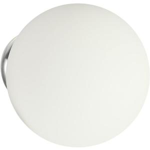 9.84 inches Modern Wall Sconces White Glass Lampshade Ceiling Lamps Indoor Decorative Wall Light Circular Wall Lamp Creative Ceiling Lights for Living Room Stairs Bedroom Aisle Bathroom Bedsid