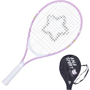 AMA SPORT Kids Tennis Racket for Junior Toddlers Starter Kit 17-25" Tennis Racquet for Girls and Boys with 420D Nylon Shoulder Strap Bag