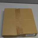 Dicunoy Set of 5 Enamel Plates, 9.5" Unbreakable Enamelware Dinner Serving Platter Trays, Retro White Round Shallow Bowls with Blue Rim for Pasta, Salad, Camping, Outdoor, Picnic, BBQ