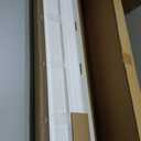 Lotus & Windoware Cordless, 2 Inch Faux Wood Blind, 39" Wide x 96" Long, Window Blinds, Blinds & Shades, Blinds for Indoor Windows, Embossed, Bright White