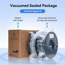 Creality 3D Printer Filament 1.75mm 4KG, PLA Filament Bulk +/- 0.02mm, 4 Pack 1kg Spool(2.2lbs) 3D Printing Filament Fits for Most FDM 3D Printers, White and Black