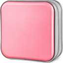Siveit CD Case, 40 Capacity CD/DVD Case Holders Wallet Hard Plastic DVD Disc Cases Storage Binder for Car Home Office Travel (Pink)