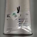 100% Blackout Shield Linen Blackout Curtains for Bedroom 84 Inches Long, Back Tab/Rod Pocket Living Room Drapes, Thermal Insulated Blackout Curtains 2 Panels Set, 50" W x 84" L, Cream